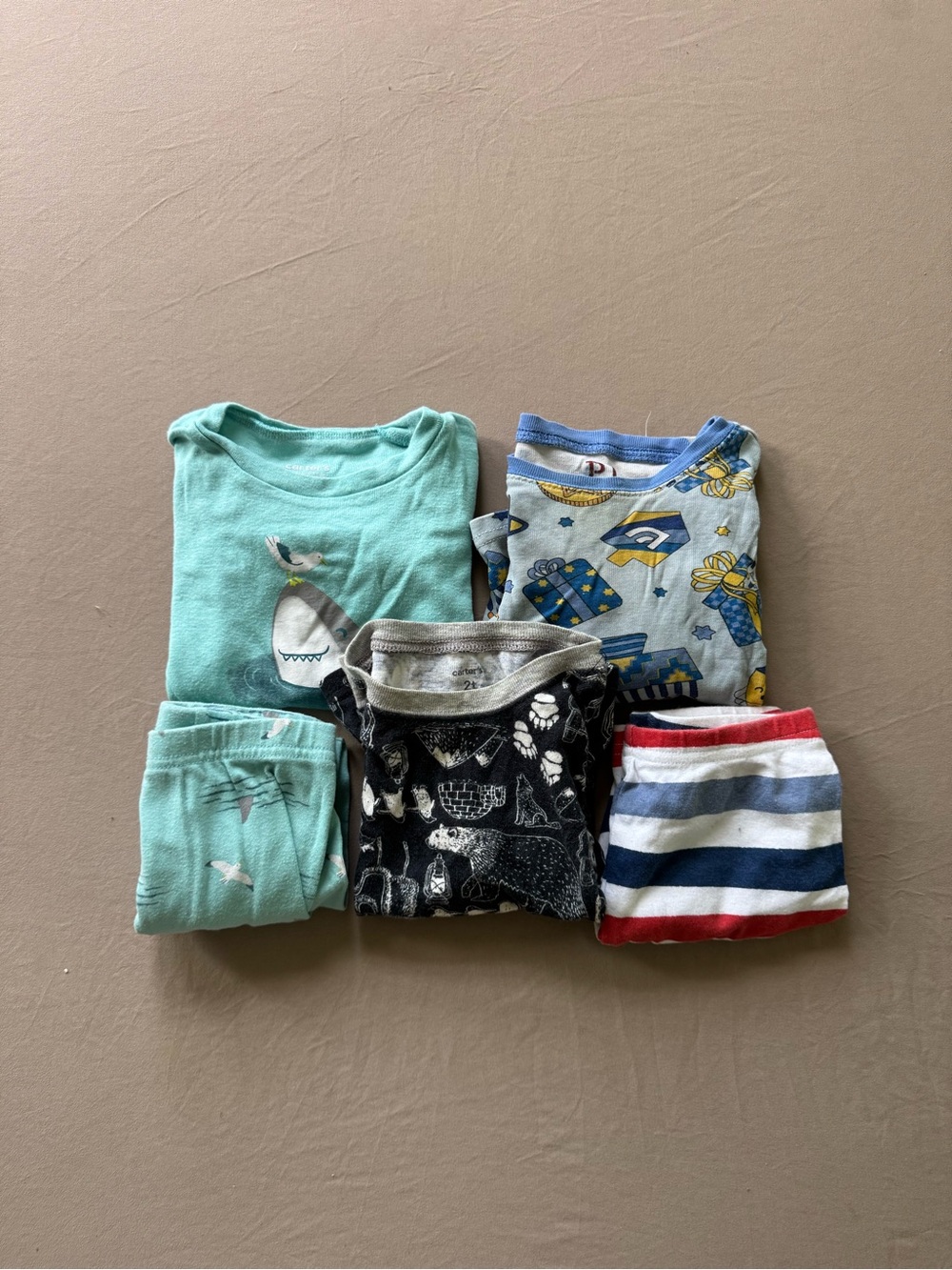 Toddler Boys Cotton Pajamas Bundle